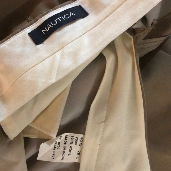 Men’s nautica light weight wool slacks. - Picture 4 of 4